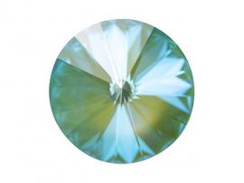 Риволи Swarovski 1122, Crystal Silky Sage Delite, 12мм