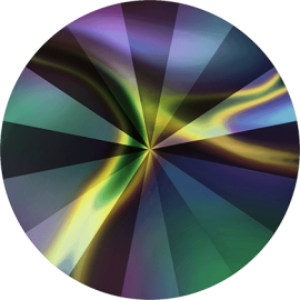 Риволи Swarovski 1122, Crystal Rainbow Dark, 12мм