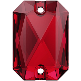 Нашивной кристалл Swarovski 3252, Scarlet, 14*10мм