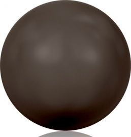 Жемчуг Swarovski 5810, Crystal Deep Brown Pearl, 10мм