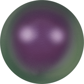 Жемчуг Swarovski 5810, Crystal Iridescent Purple Pearl, 10мм