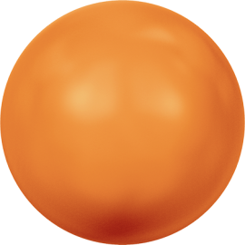 Жемчуг Swarovski 5810, Crystal Neon Orange Pearl, 4мм