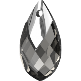 Подвеска Swarovski 6565, Black Diamond, 22мм
