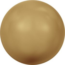 Жемчуг Swarovski 5810, Crystal Bright Gold Pearl, 2мм
